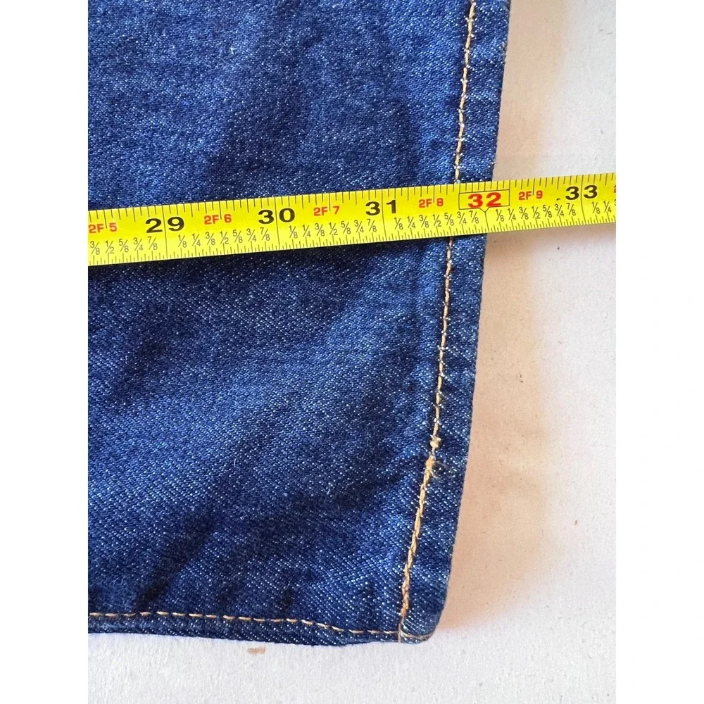 Levis 501 Original Fit Mens Jeans 38x32 Dark Wash Indigo Straight Leg Button Fly